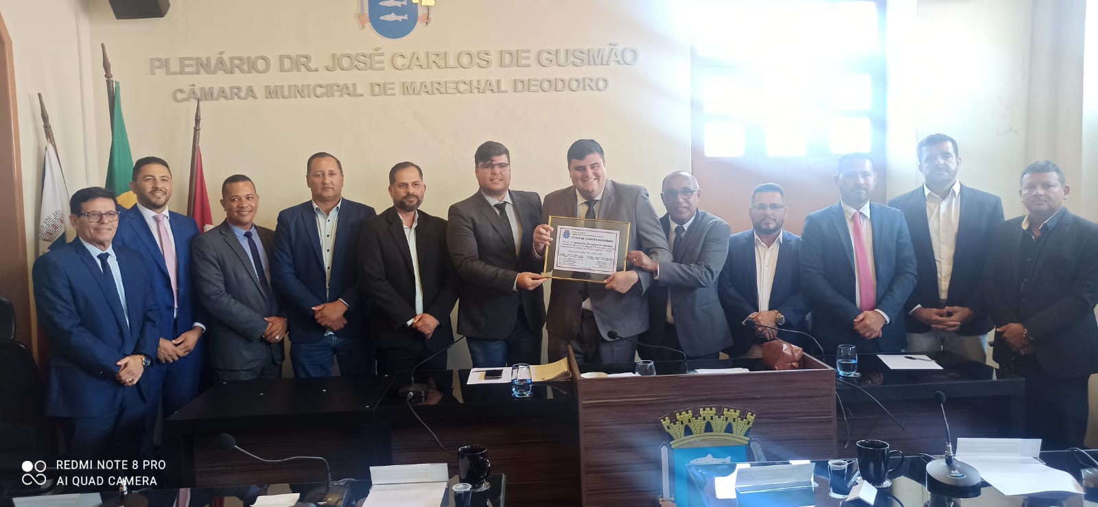 DEPUTADO HENRIQUE CHICÃO RECEBE TÍTULO DE CIDADÃO HONORÁRIO DE MARECHAL DEODORO.