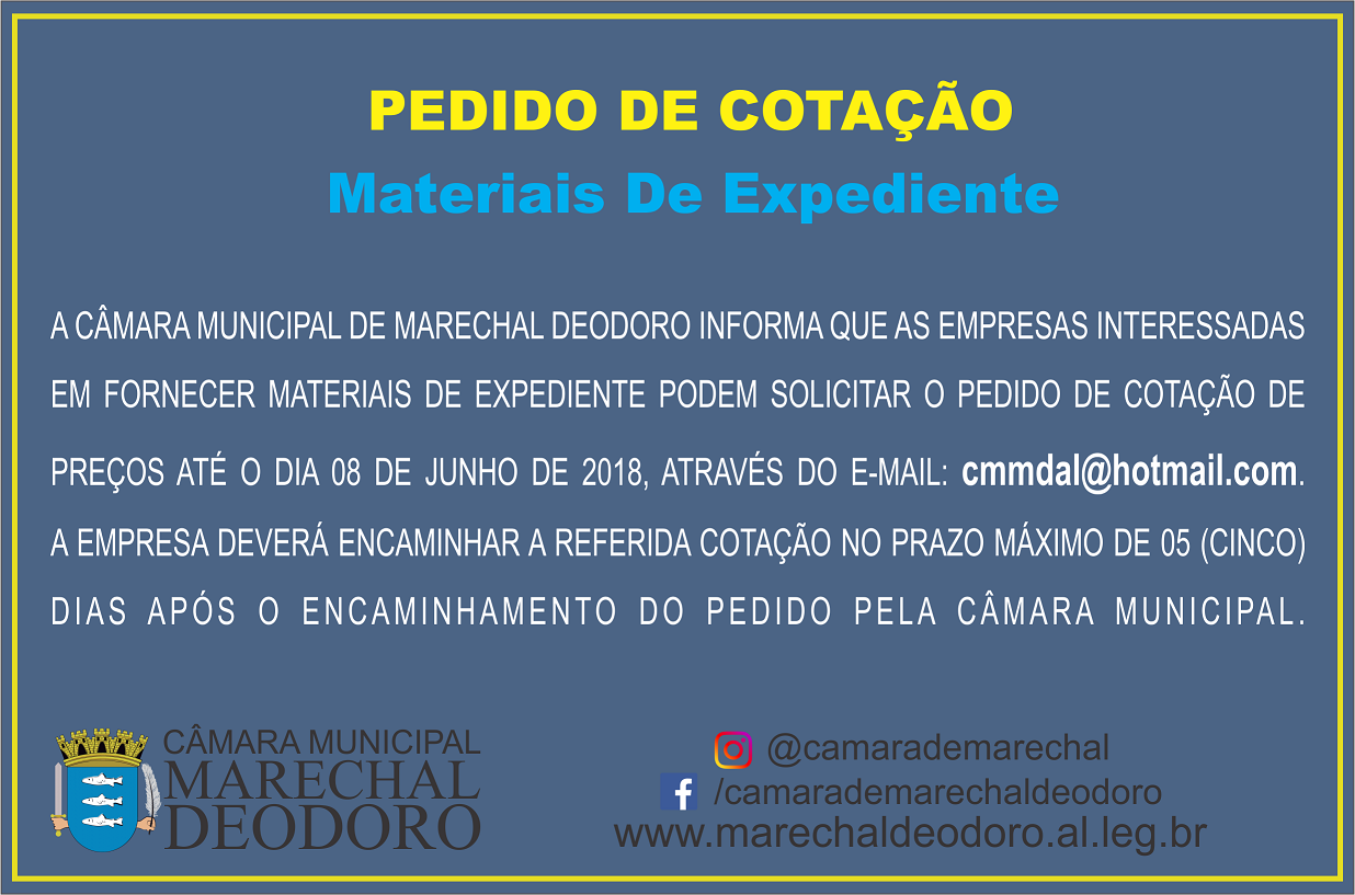 Pedido De Cotação